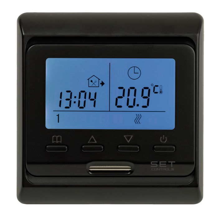 Терморегулятор In-Therm E51.716 Черный програмируемый -1